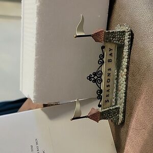 NIB Department 56 "Seasons Bay Sign"  Seasons Bay Series